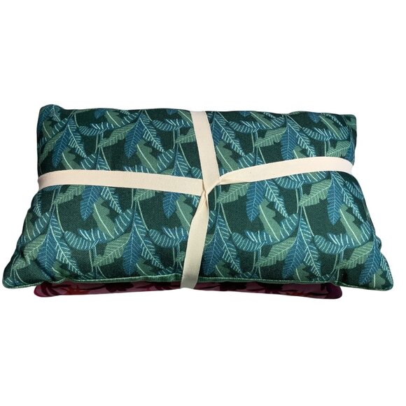 2 Opalhouse Jungle Mini Decorative Pillows Wild Text & Botanical Print 8" x 13" - Picture 3 of 9